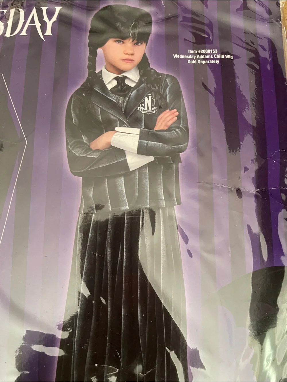 Wednesday Girls Costume Addams Family